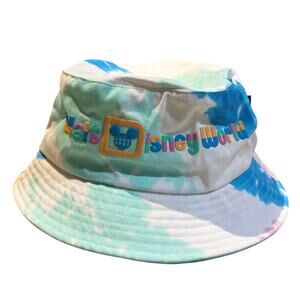 NWT Disney Parks Bucket Hat Tie Dye Spirit Jersey One Size World NEW Mickey Cap